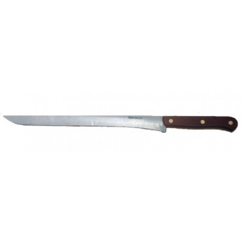 Cuchillo Jamonero mango formica rojo Inox.