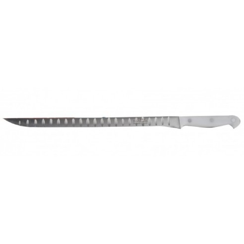 Cuchillo Jamonero Flesible Albeolado naylon blanco Inox