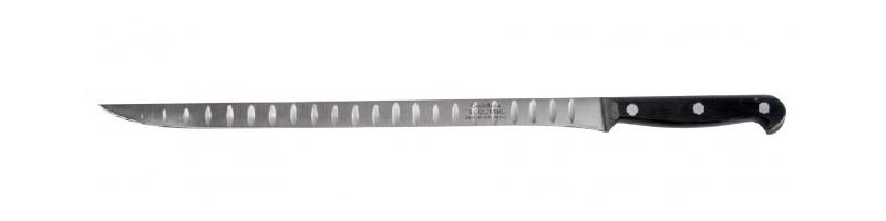 Cuchillo Jamonero Flexible Albeolado Negro Inox 300 mm