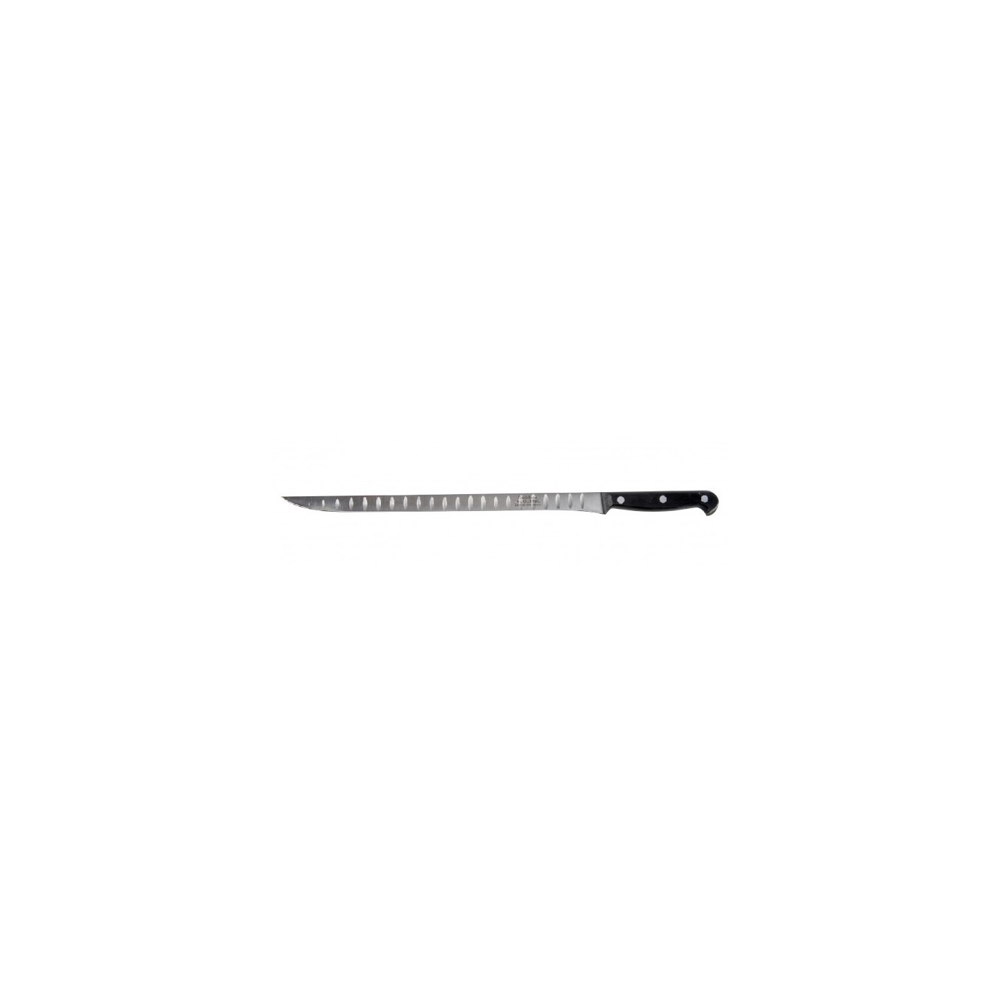 Cuchillo Jamonero Flexible Albeolado Negro Inox 300 mm