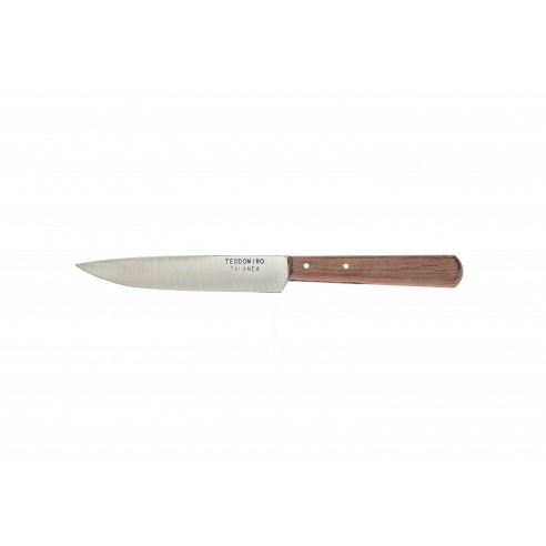 Cuchillo madera cocina acero Carbono